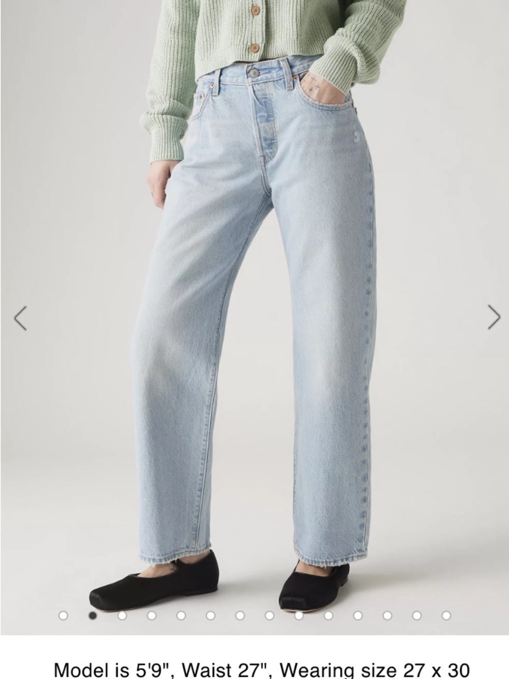 Levi's 501 90s ankle jeans - new without tags